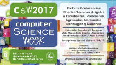 Resumen del Computer Science Week 2017