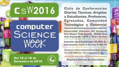Invitación al Computer Science Week 2016