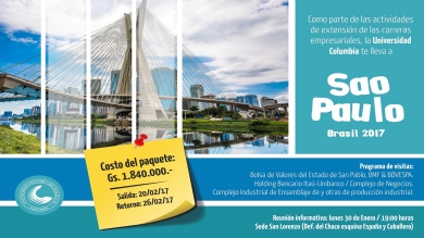 De Asunción a Sao Paulo, como actividad de extensión de carreras empresariales