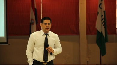 Juan de la Cruz Núñez, disertante del evento. 