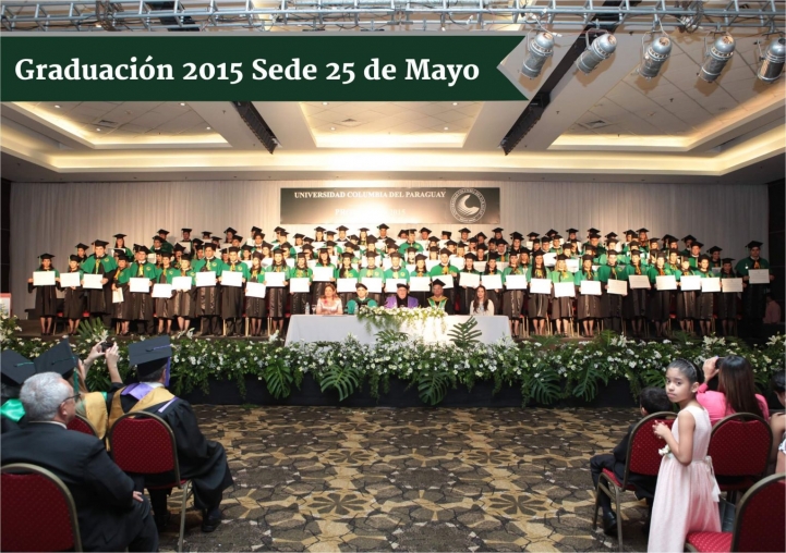 Así fue la graduación de la promoción 2015, sede 25 de Mayo