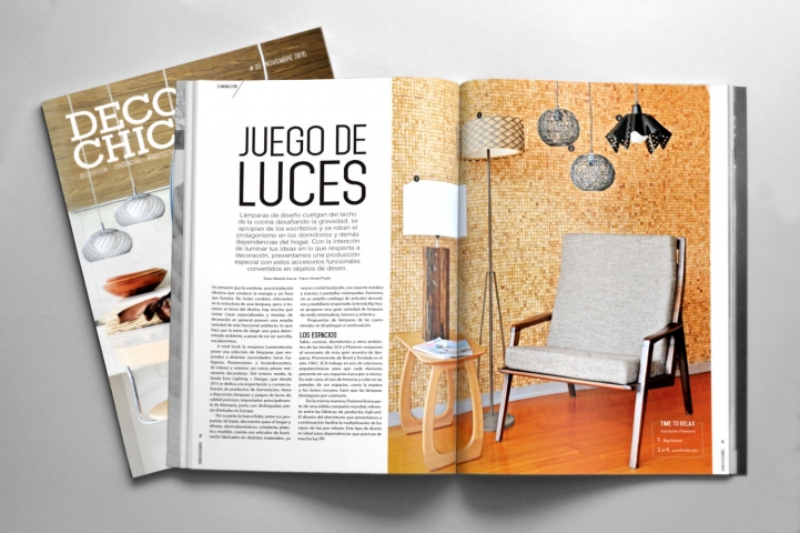 Diseño y diagramación - Revista Deco Chic - Mauricio Villamayor