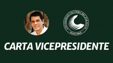Carta del Vicepresidente - Universidad Columbia del Paraguay