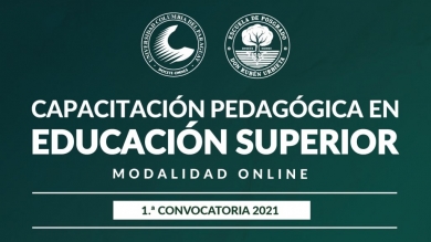 I Convocatoria Capacitación Pedagógica en Educación Superior 2021