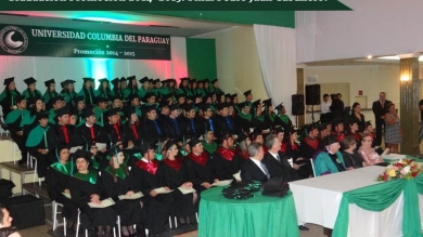 Graduación de la Promoción 2014-2015. Sede Pedro Juan Caballero.