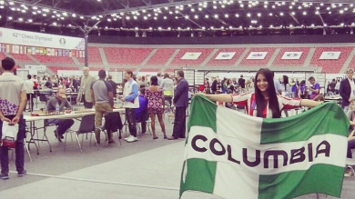Alumna de Columbia Participa de Mundial de Ajedrez en Azerbaiyán
