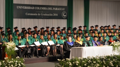 Ceremonia de Graduación 2016, Sede 25 de Mayo Universidad Columbia Del Paraguay