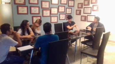 Alumnos de Ingeniería en Marketing de la filial San Lorenzo, visitaron la publicitaria &quot;kausa&quot;