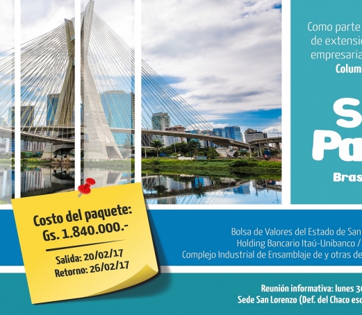 De Asunción a Sao Paulo, como actividad de extensión de carreras empresariales