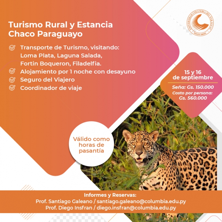 Turismo Rural y Estancia Chaco Paraguayo