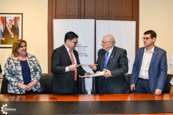 Se firma convenio de Cooperación Interinstitucional con la Secretaria Nacional de Cultura 