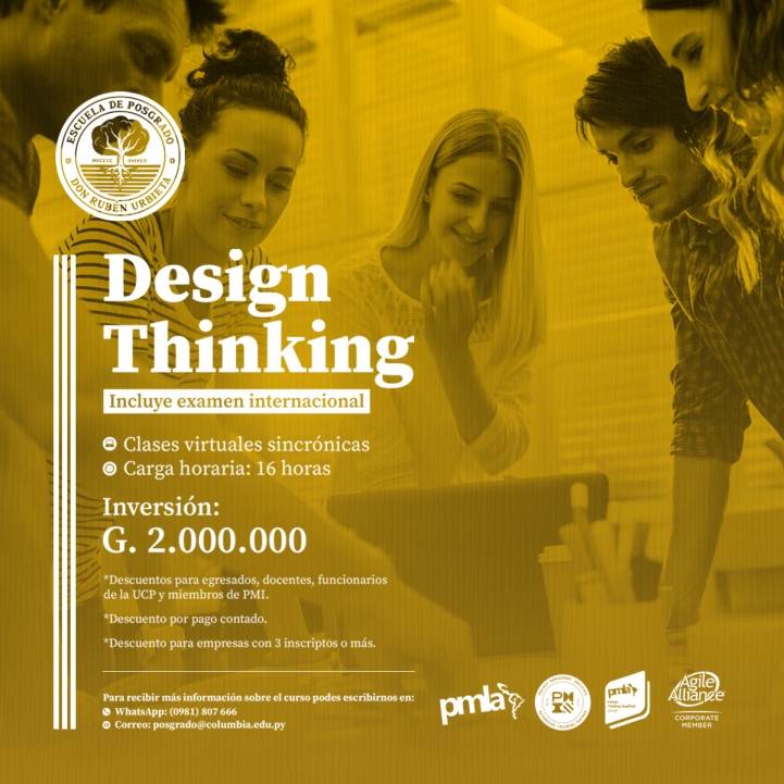 Certificación Internacional Design Thinking Qualified (DTQ) ®