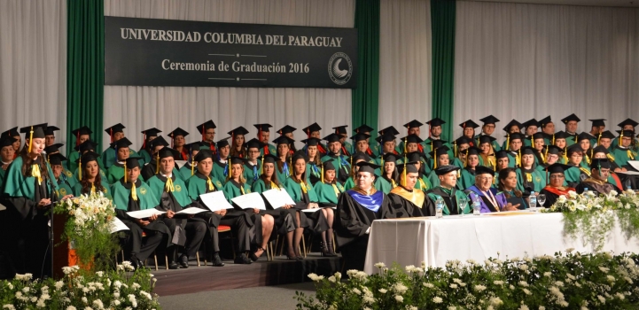 Ceremonia de Graduación 2016, Sede 25 de Mayo Universidad Columbia Del Paraguay