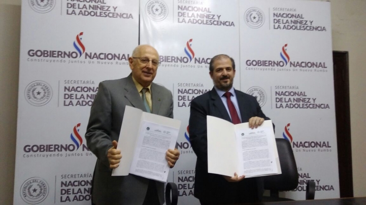 La Universidad Columbia del Paraguay firma convenio con la SNNA