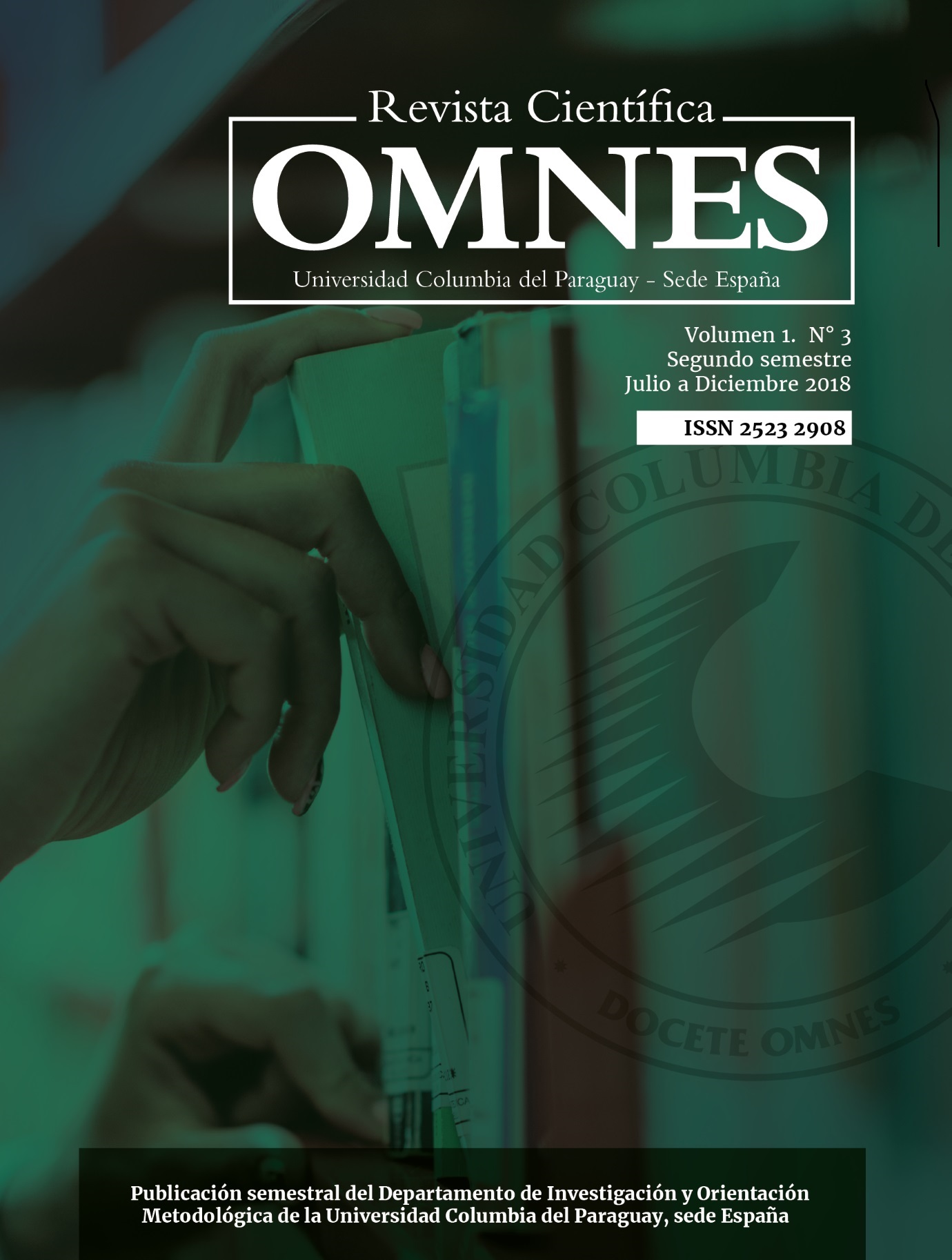 					Ver Núm. 3 (2018): Revista Científica Omnes, de la Universidad Columbia del Paraguay
				
