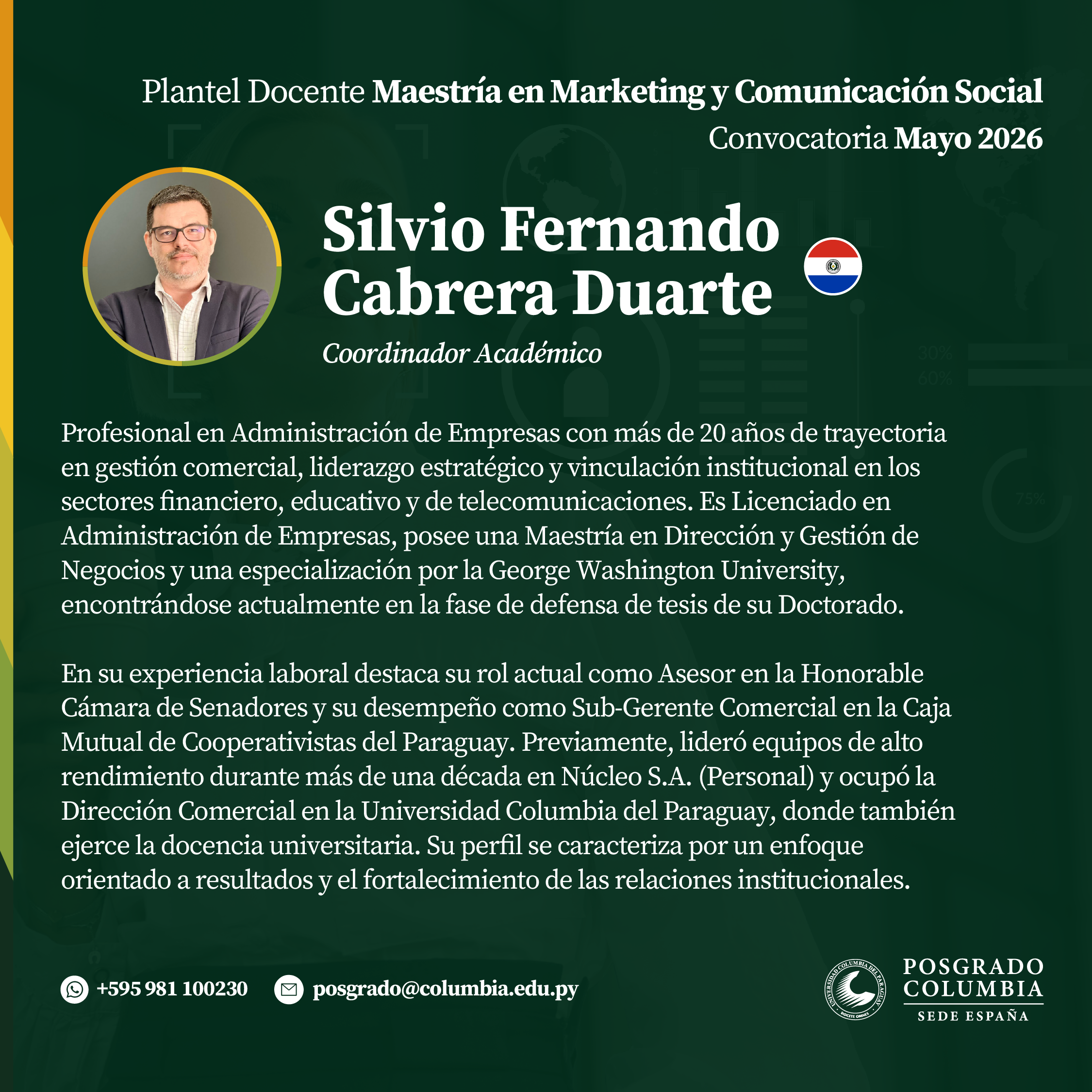 Maestría en Marketing y Comunicación Social